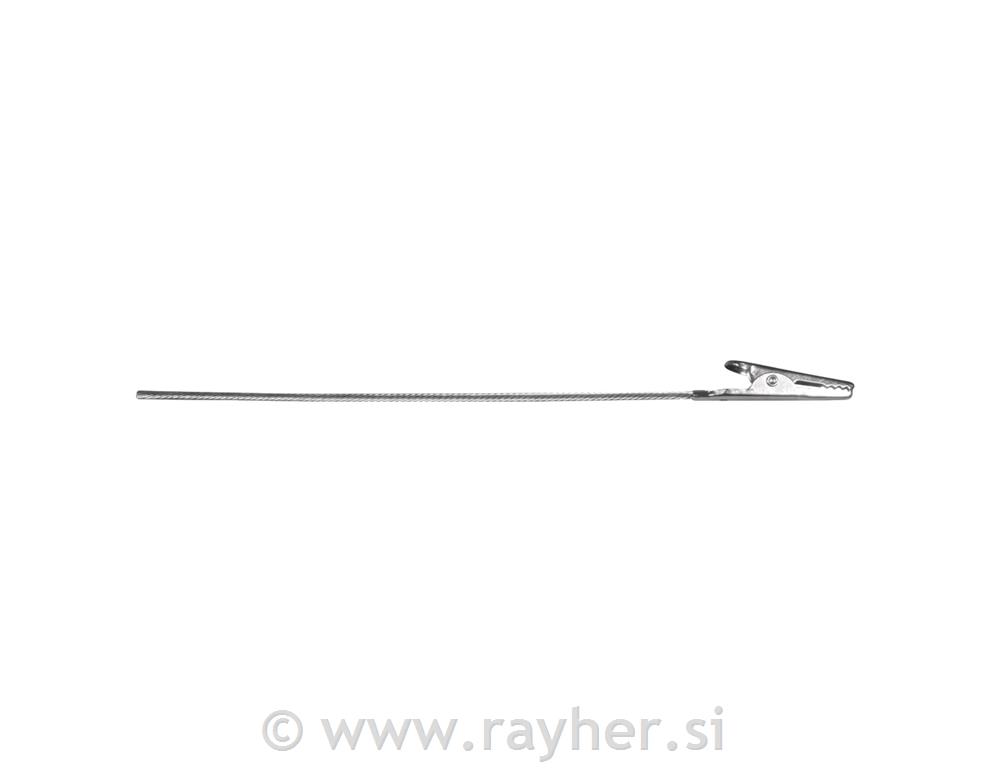 Štipaljka metalna, krokodil, 15.5 cm, 4kom