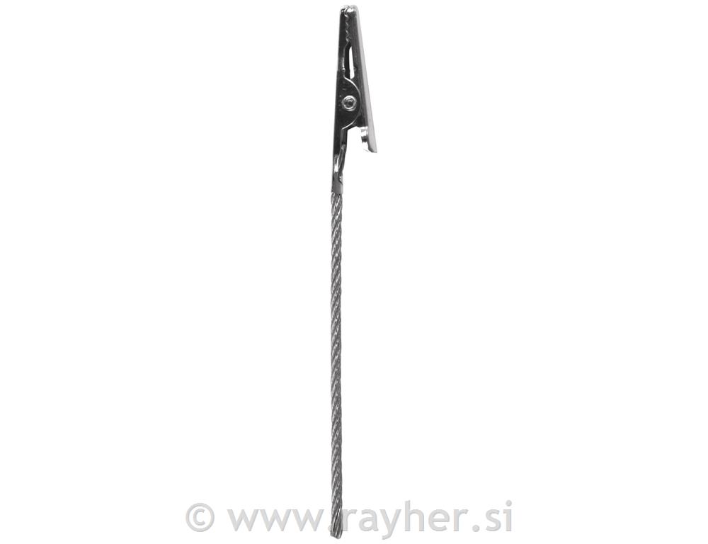 Štipaljka metalna, krokodil, 10cm, 4kom