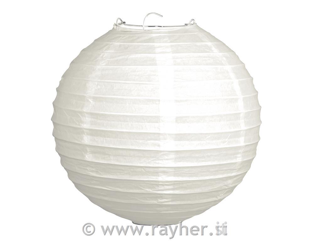 Lampion od papira bijeli, 40 cm
