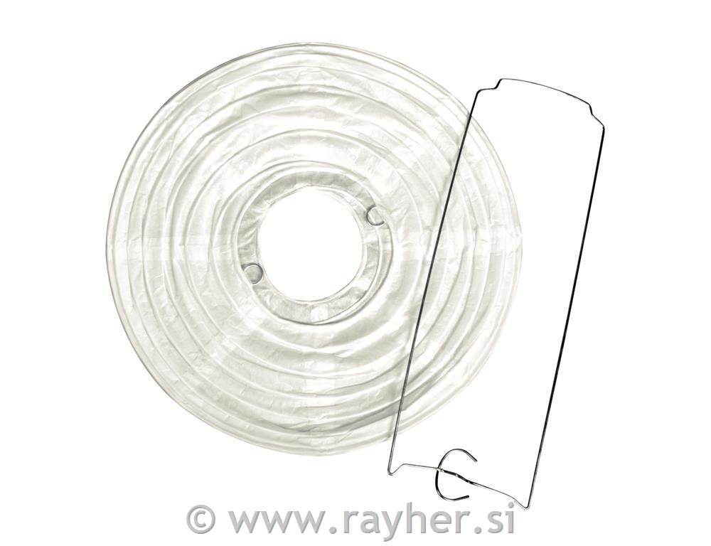 Lampion od papira bijeli, 40 cm