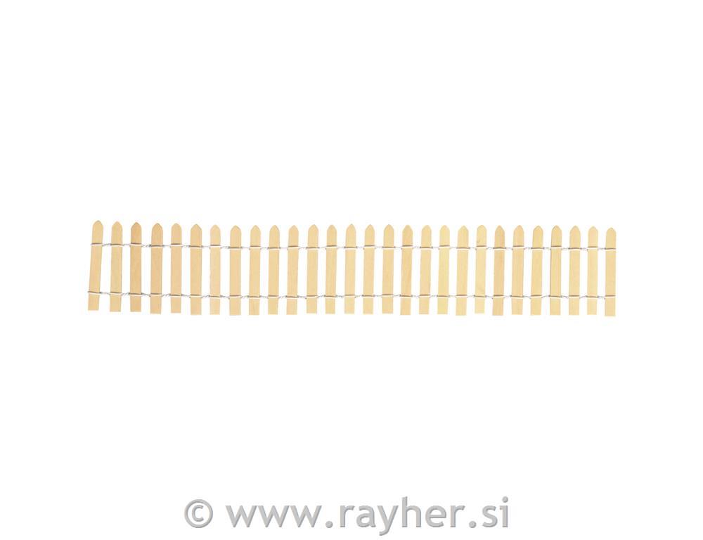 Vrtna ograda, 90x5.5 cm, prirodna