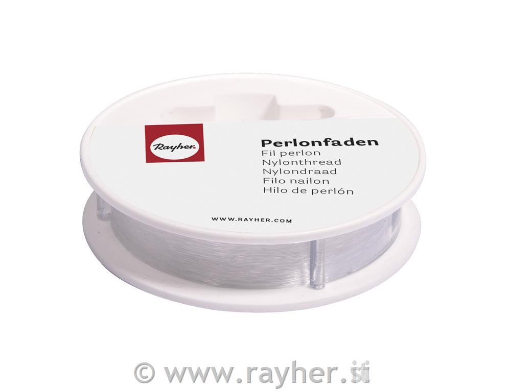 Nylon thread, white, in a box, roll 100