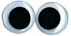 Plastic wiggling eyes, 5 mm o, tab-bag 1