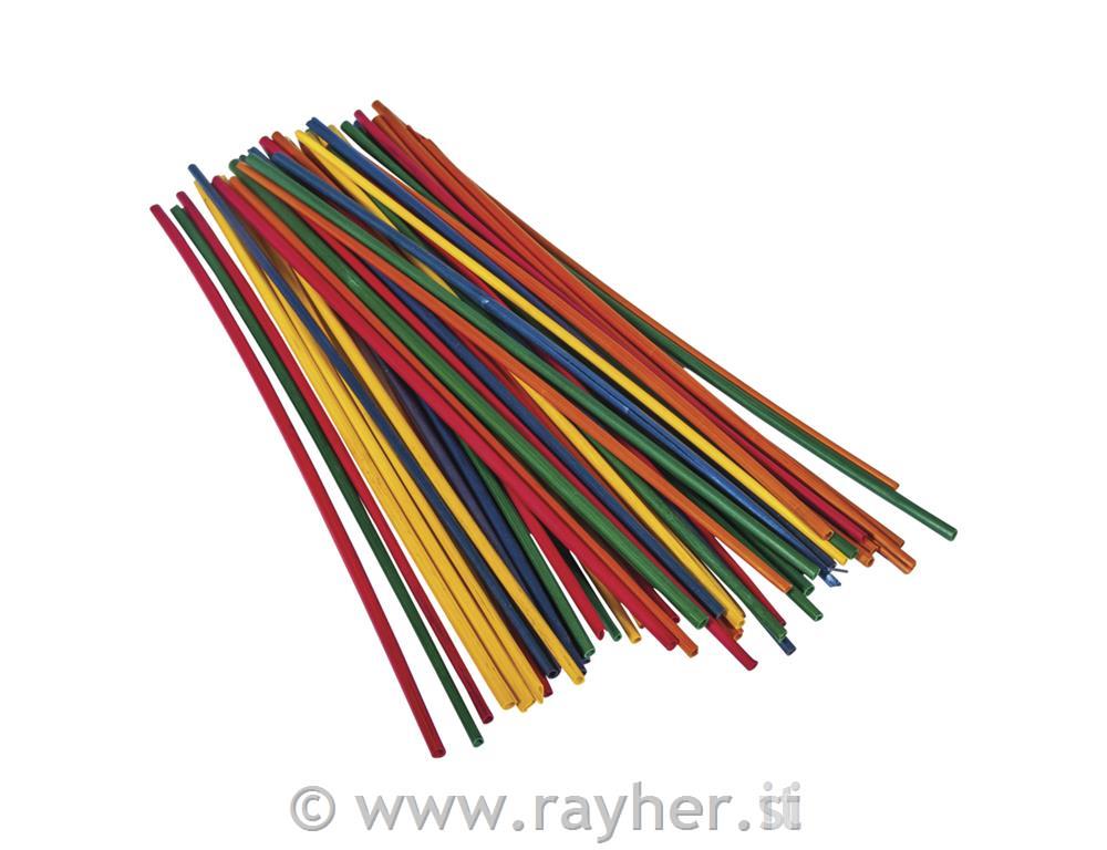 Slamnato steblo, dolžina 22 cm, 50 kom., različne barve