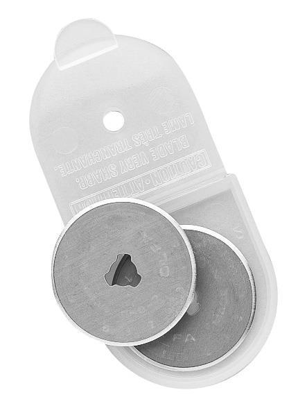 Replacement blades for rotary cutter, 89