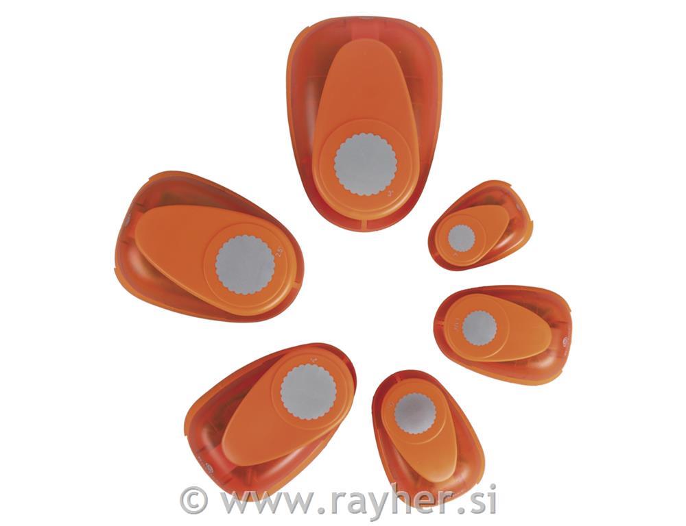 Probijač rupa: krug s ukrasnim rubom, o2.54 cm, (1")