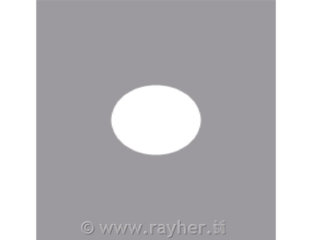 Probijač rupa: oval, širina: 3.17 cm, (11/4 ")
