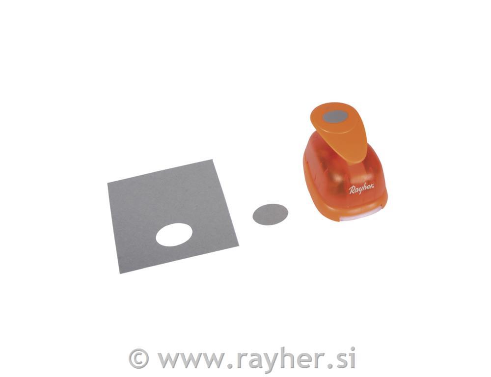 Probijač rupa: oval, širina: 3.17 cm, (11/4 ")