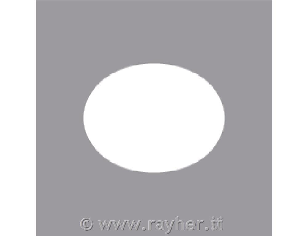 Probijač rupa: oval, širina: 5.08 cm, (2")