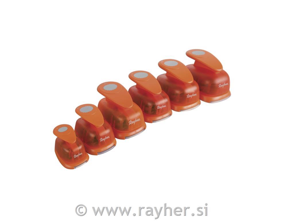 Probijač rupa: oval s dekorativnim rubom, širina: 2.54 cm, (1")