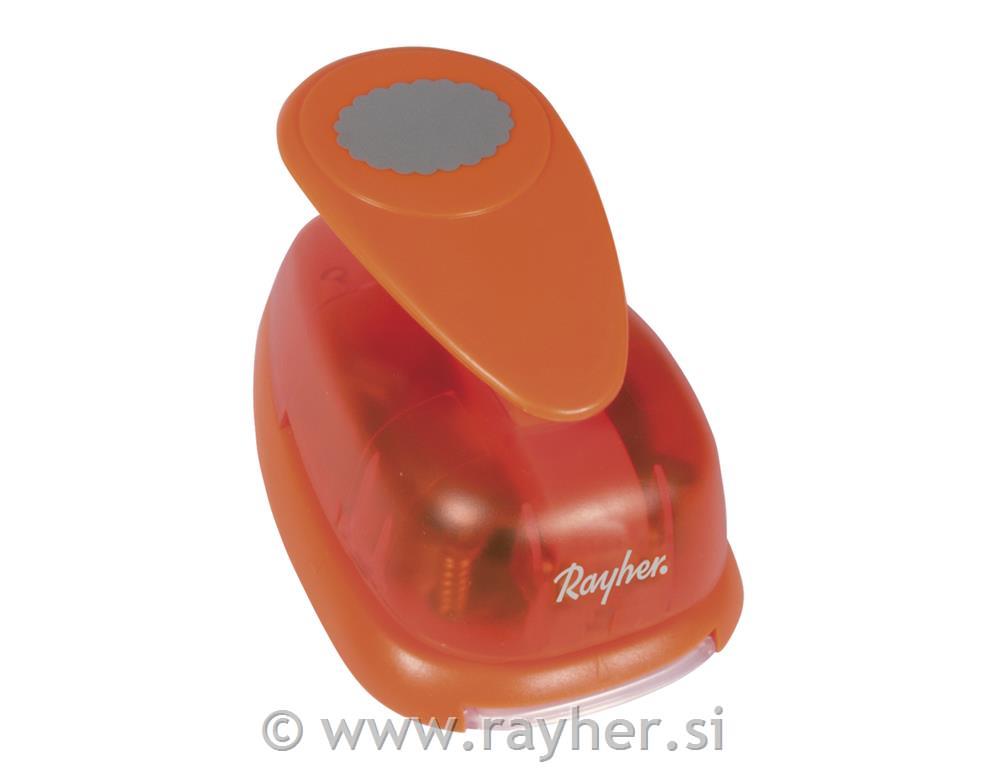Luknjač: oval z dekorativnim robom, širina: 5,08 cm, (2")