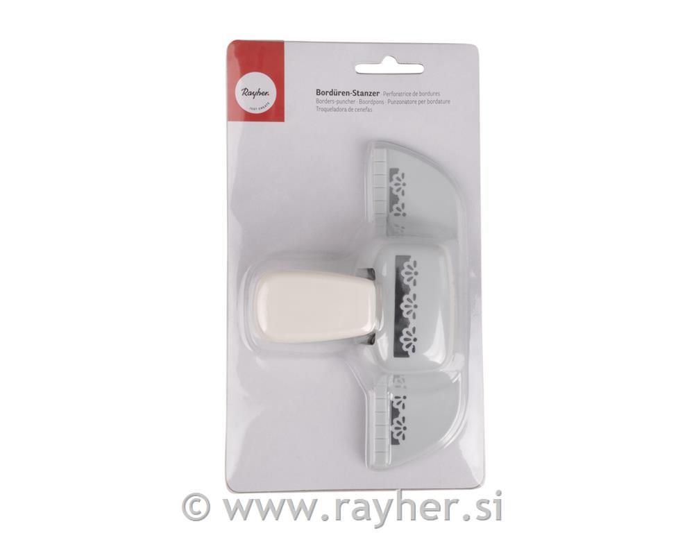 Probijač rupa bordura, tratinčice, za papir do 200g/m2