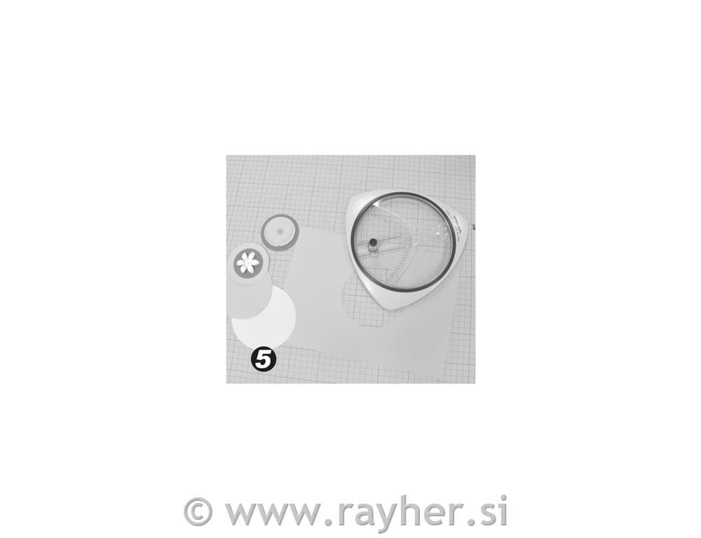 Rezalnik za kroge 2.4cm-15.3cm, vključena 3 nadomestna rezi