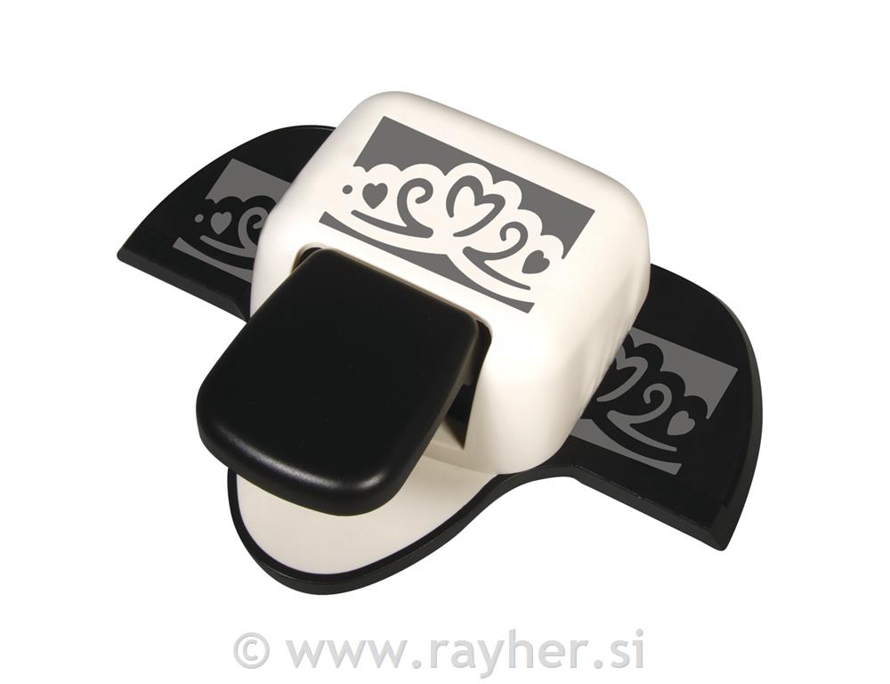 Luknjač bordura, srce, za papir 120-250g