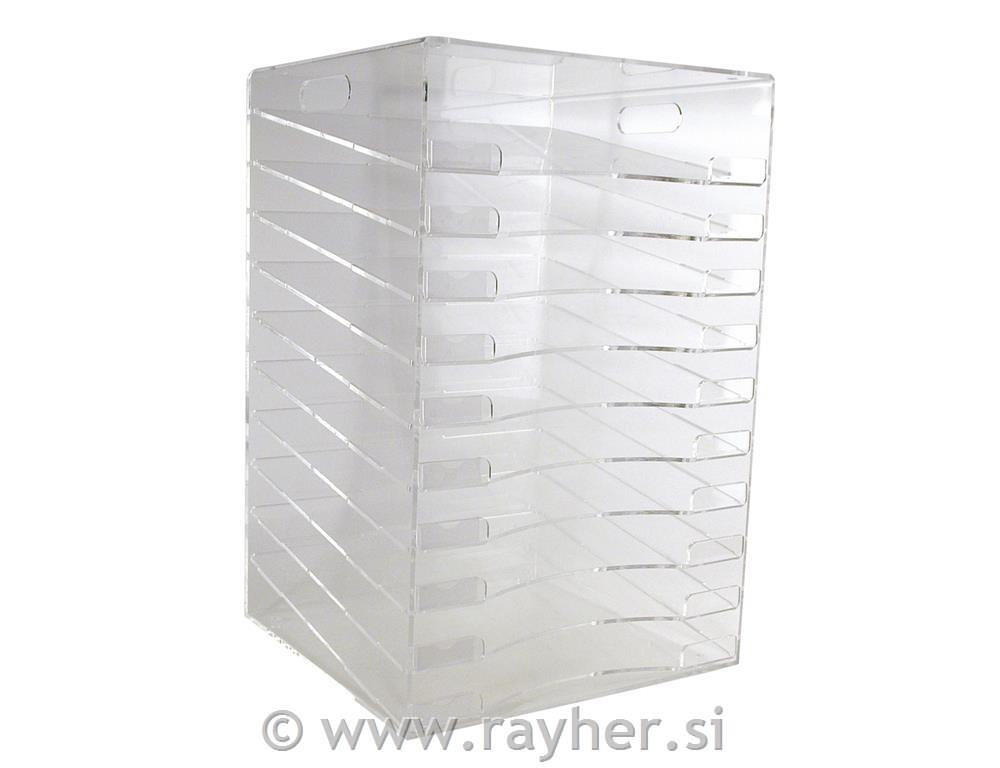 Stojalo za scrapbooking papirje 45x30x32cm
