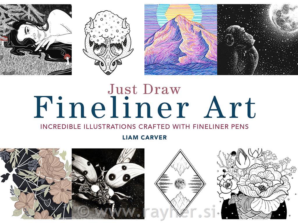 Knjiga Just Draw Fineliner Art