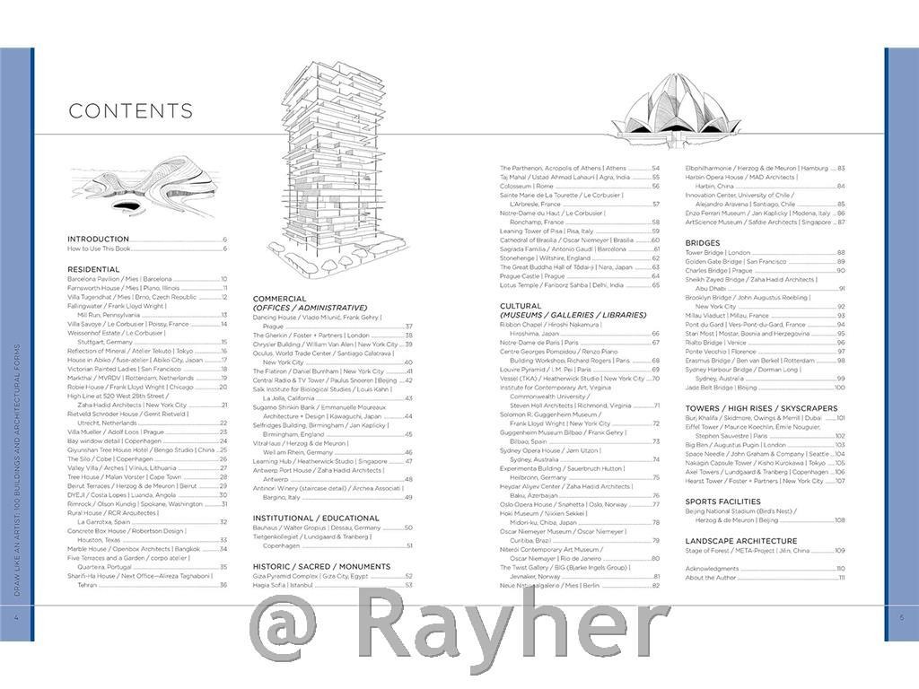 Knjiga Draw Like an Artist: 100 Buildings& Architectural Forms