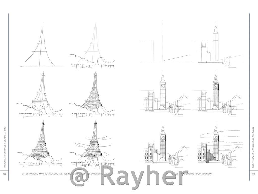 Knjiga Draw Like an Artist: 100 Buildings& Architectural Forms