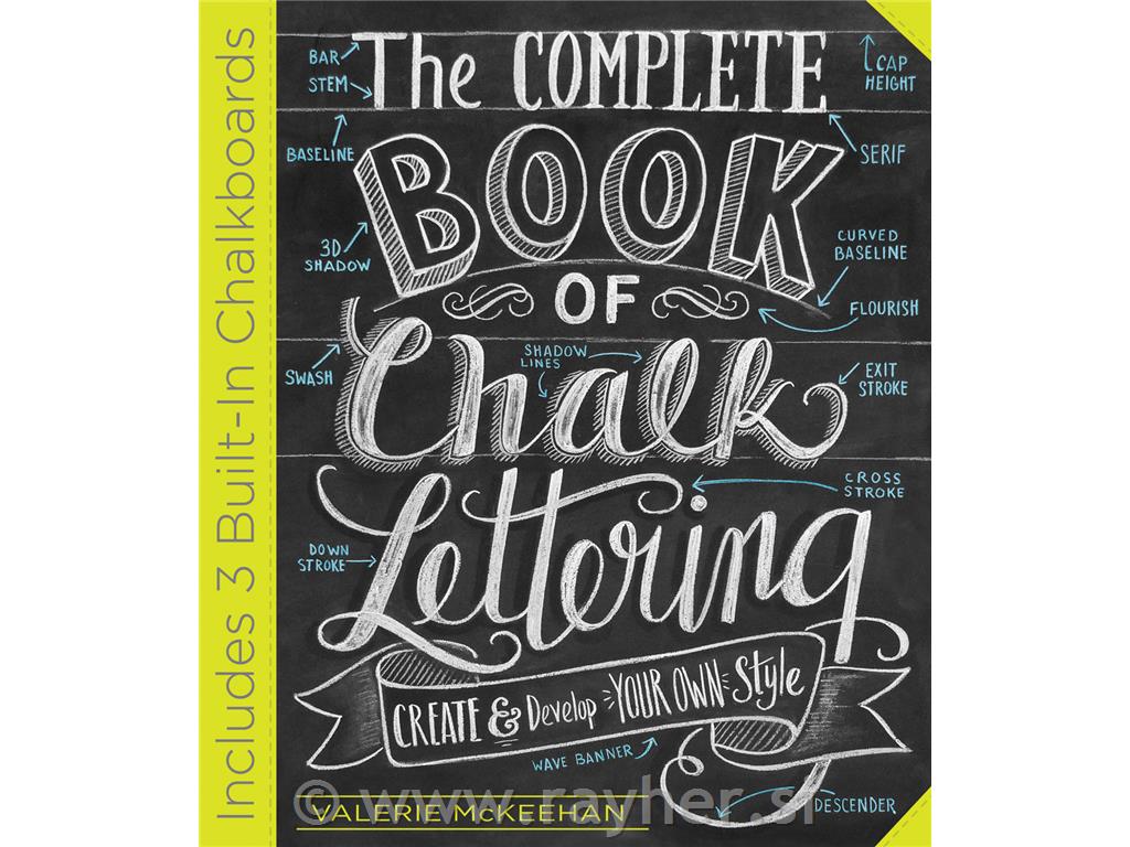 KNJIGA COMPLETE BOOK OF CHALK LETTERING