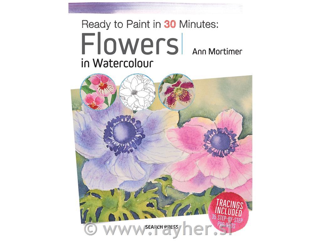 KNJIGA FLOWERS IN WATERCOLOUR