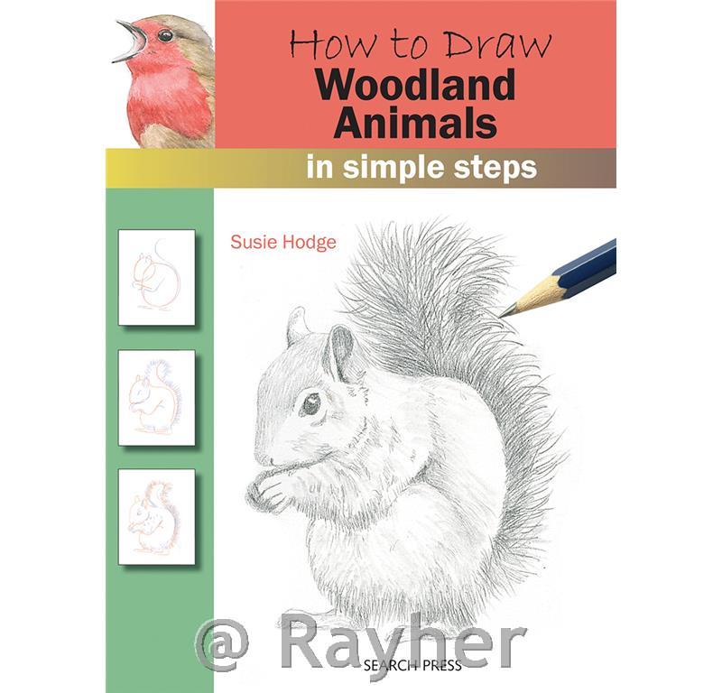 Knjiga How to Draw: Woodland Animals