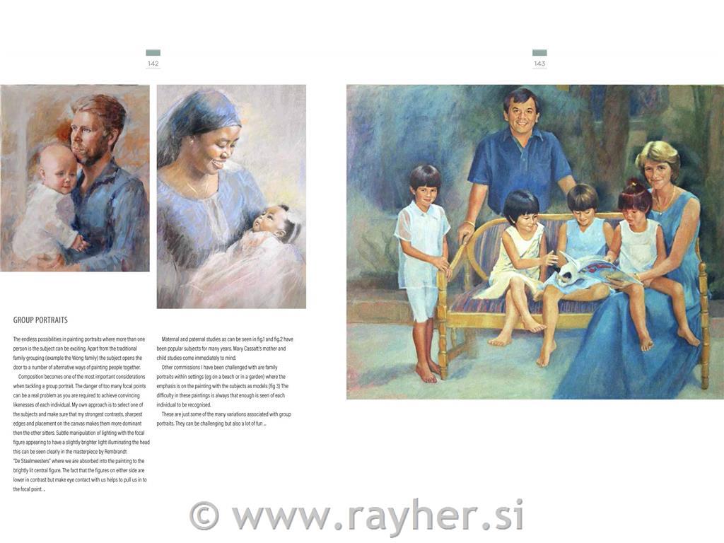 Book Painting Portraits in Oils