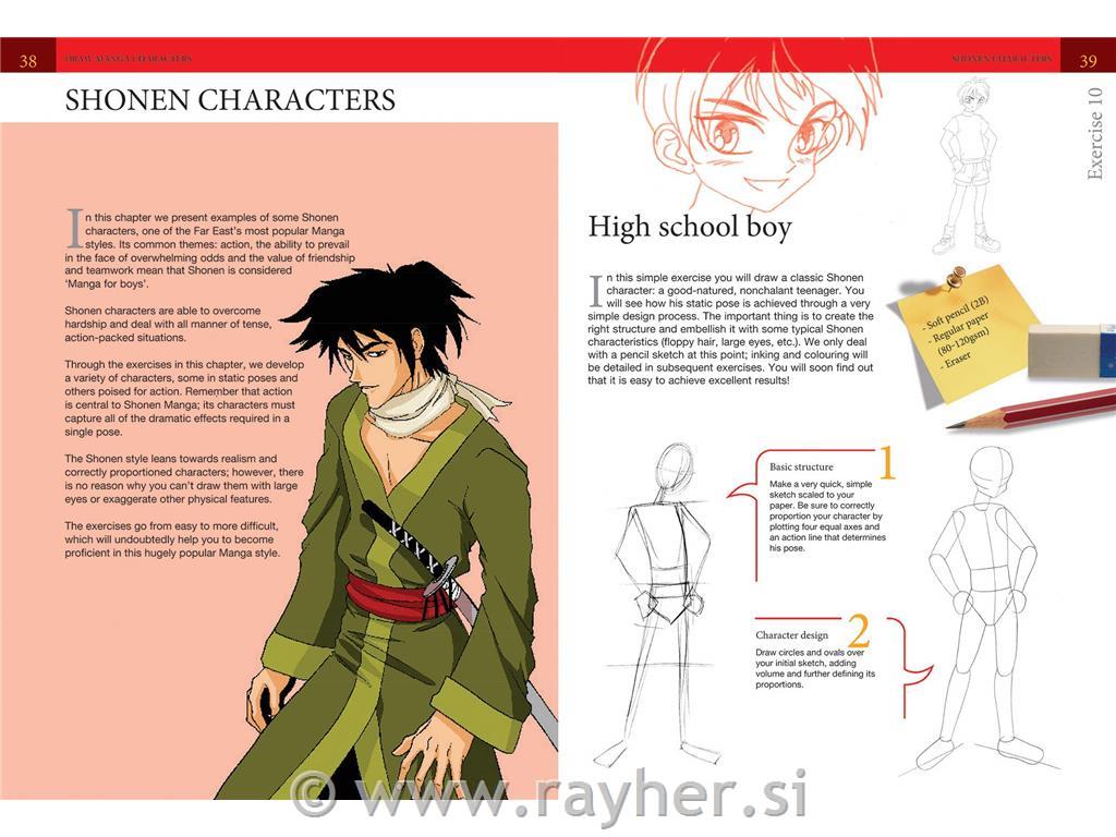 Knjiga Mega Manga Characters