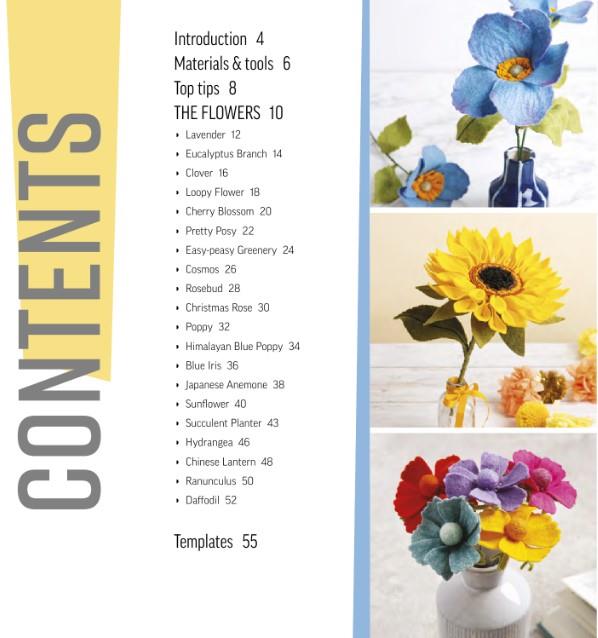 Knjiga Felt Flowers