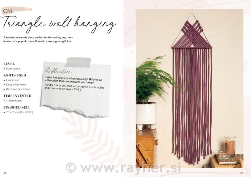 Knjiga Mindful Macrame