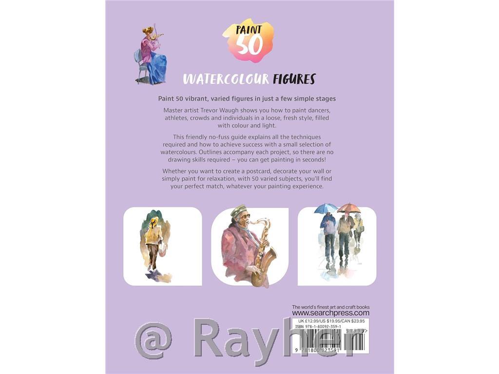 Knjiga Paint 50: Watercolour Figures