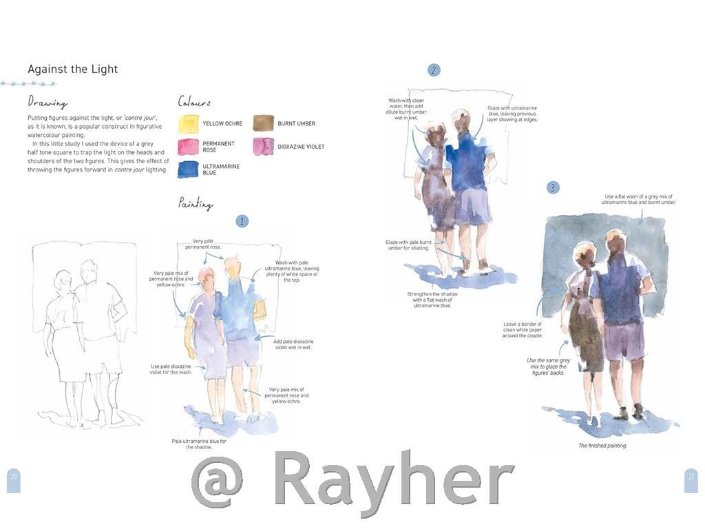 Knjiga Paint 50: Watercolour Figures
