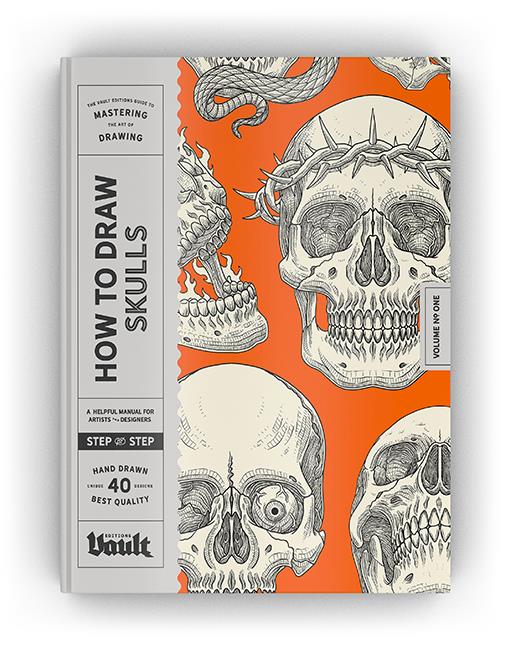 Knjiga How to Draw Skulls