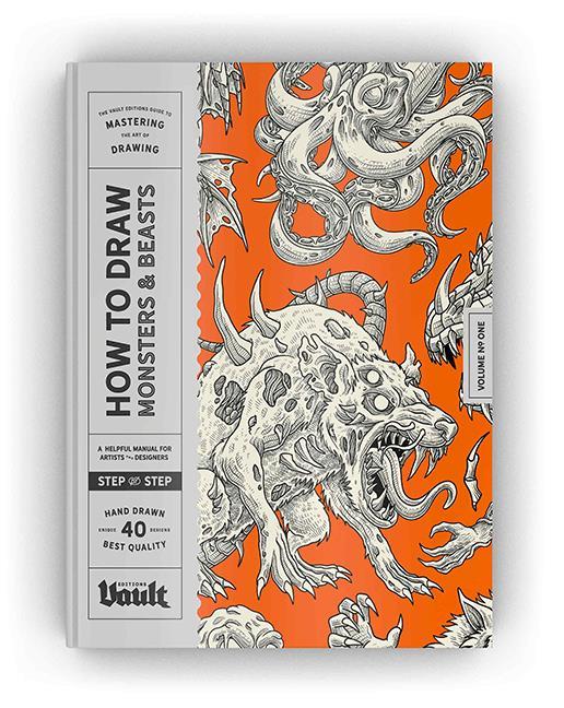 Knjiga How to Draw Monsters and Beasts