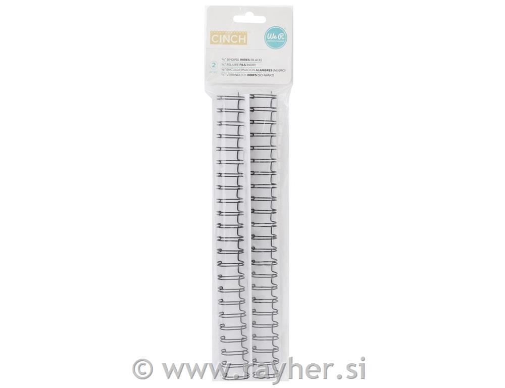 Cinch Wires 5/8", set 2, crni