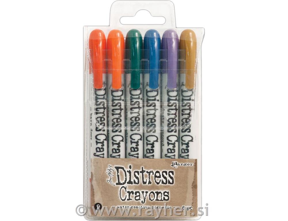 Distress Crayon voščenke, Set "9"