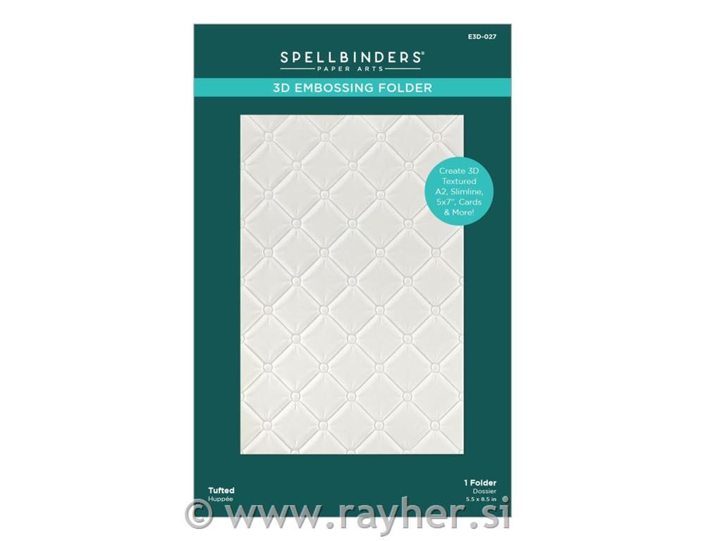 Teksturna ploča 3D Spellbinders, Tufted
