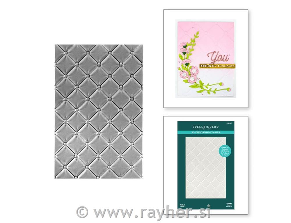 Teksturna ploča 3D Spellbinders, Tufted