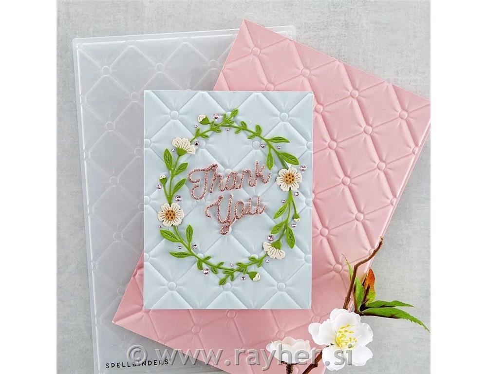 Teksturna ploča 3D Spellbinders, Tufted