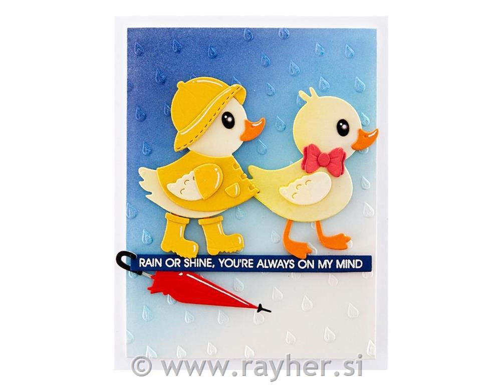 Teksturna ploča 3D Spellbinders,Raindrop
