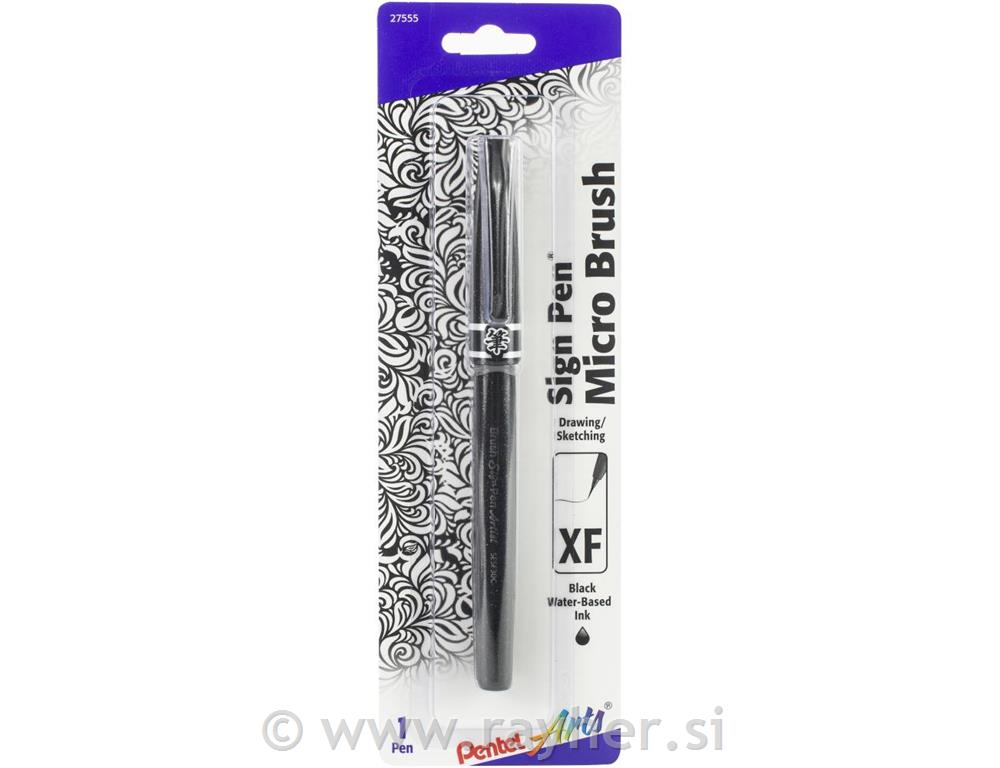Flomaster Pentel Sign Pen XF crni