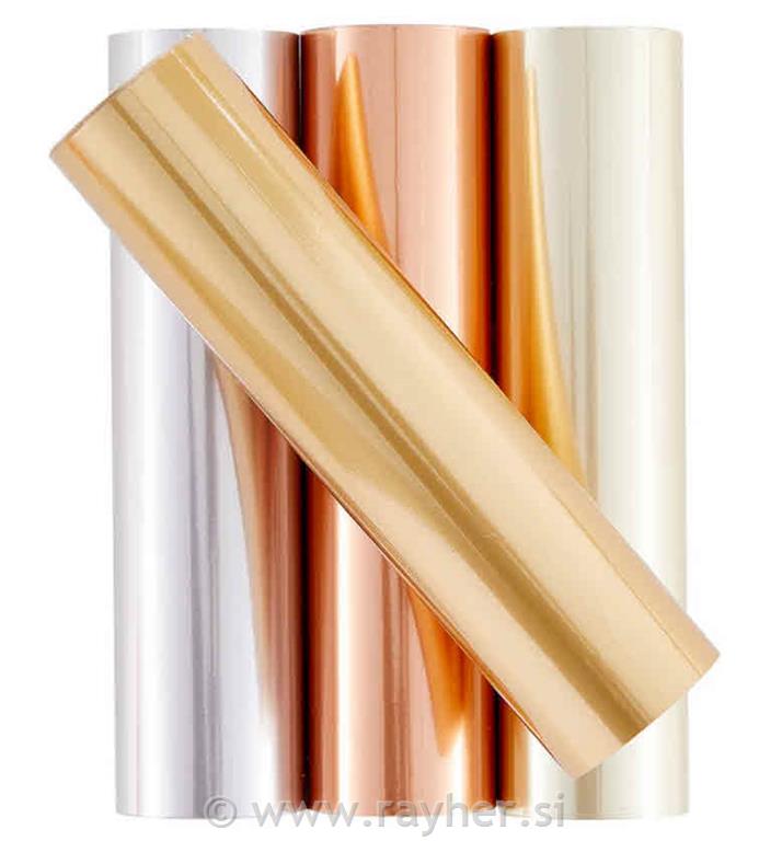 Glimmer Foil, set 4, Satin Metallics