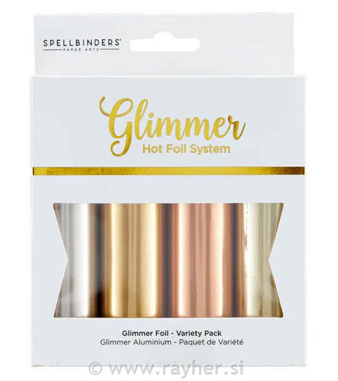 Glimmer Foil, set 4, Satin Metallics