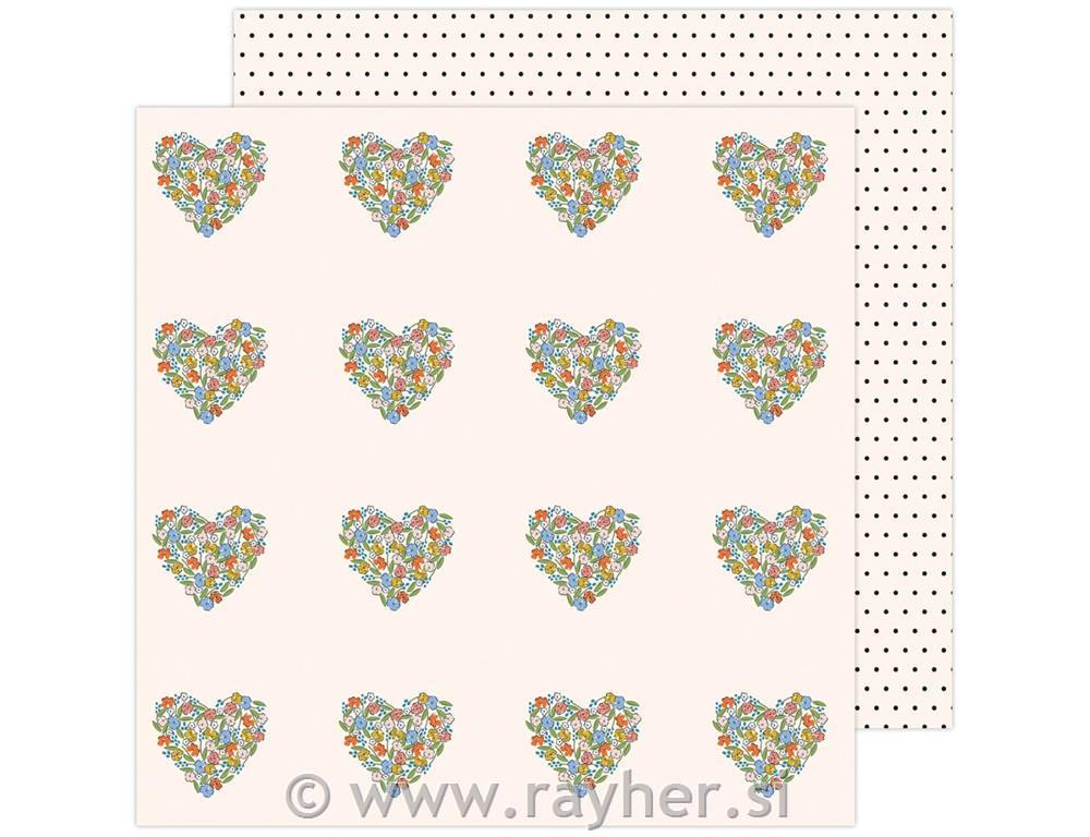 Scrapbooking papir You have my heart30,5x30,5 cm