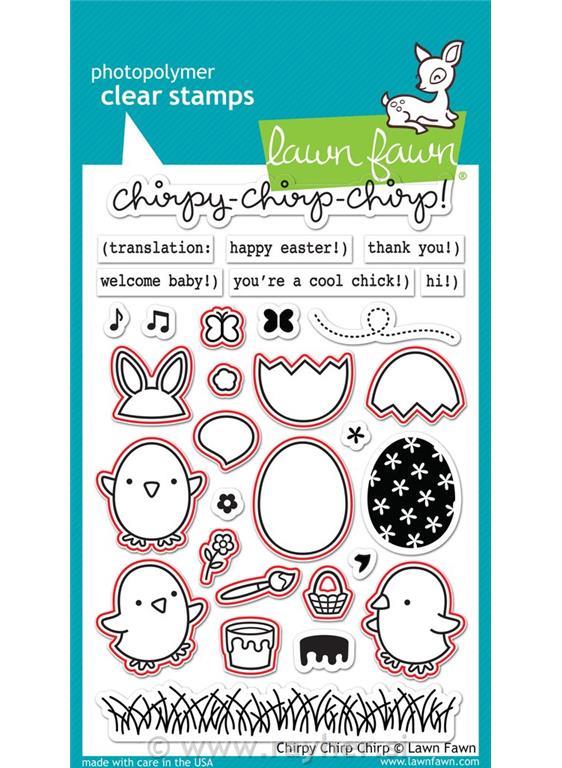 Nastavci Lawn Fawn,Chirpy Chirp Chirp