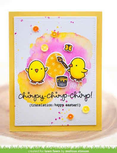 Nastavci Lawn Fawn,Chirpy Chirp Chirp