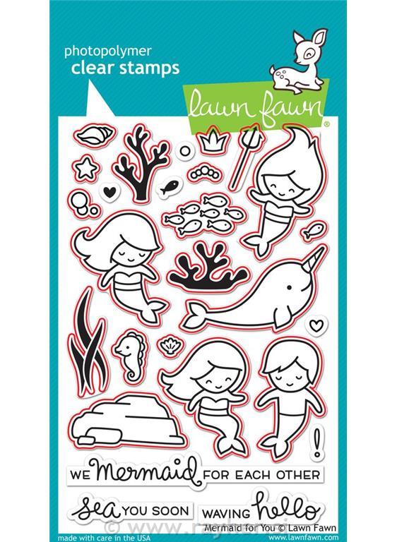 Nastavci Lawn Fawn, Mermaid For You