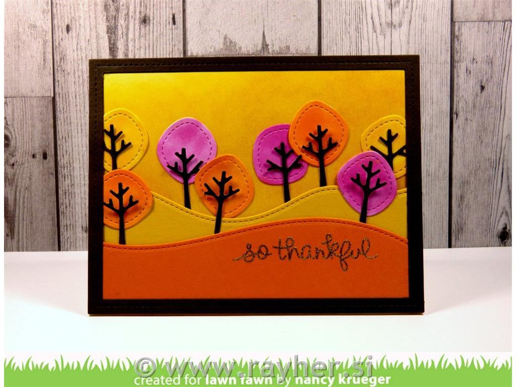 Nastavak Lawn Fawn, Stitched Tree