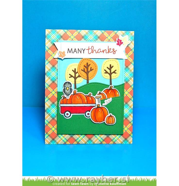Nastavak Lawn Fawn, Stitched Tree