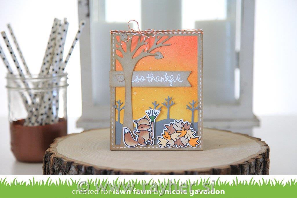 Nastavak Lawn Fawn, Stitched Tree