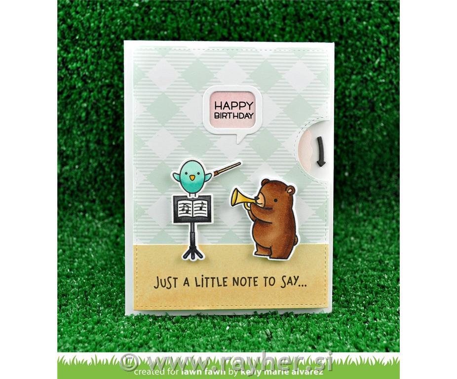 Nastavci Lawn Fawn,Reveal Wheel Speech B